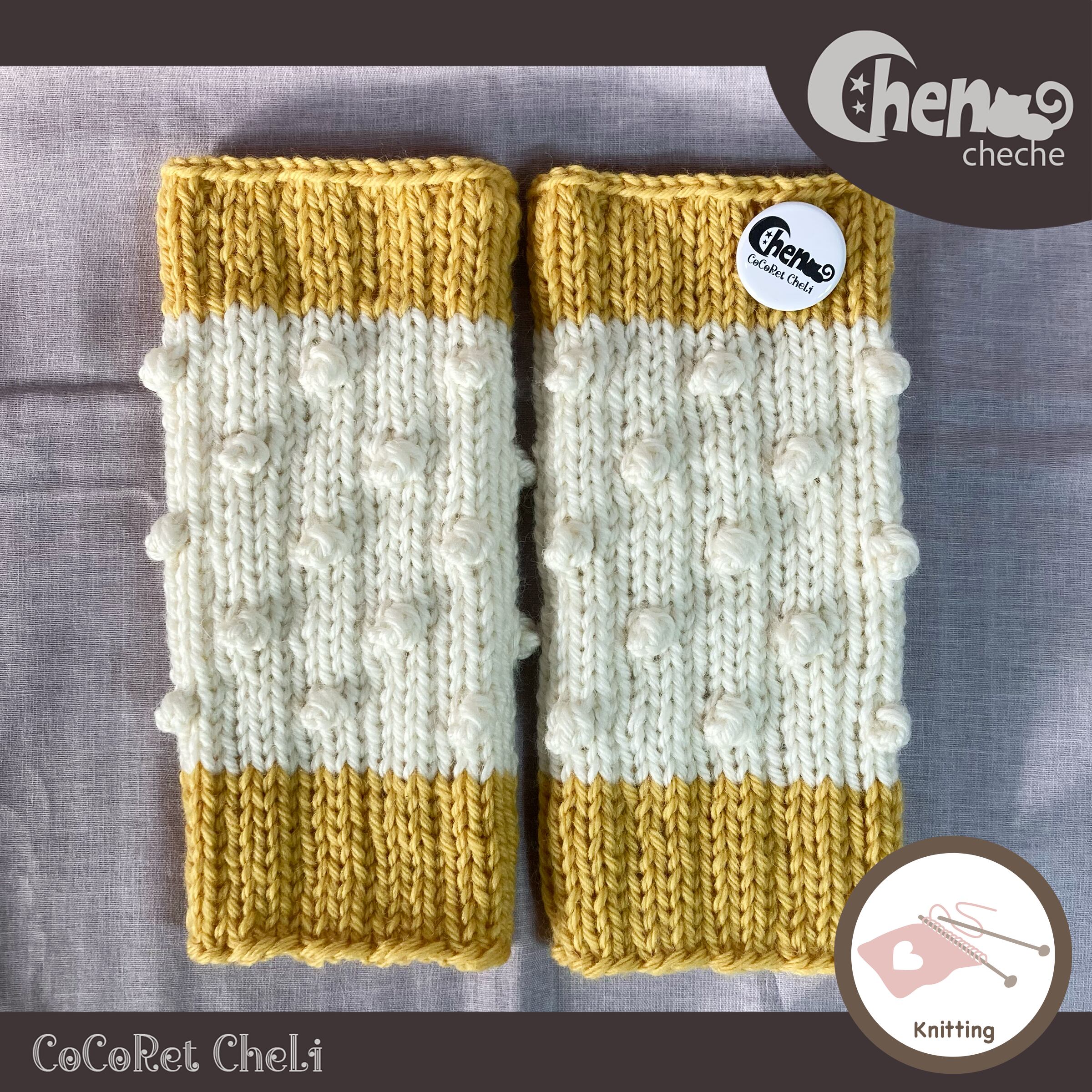 ボッブルレッグウォーマー(マスタード)