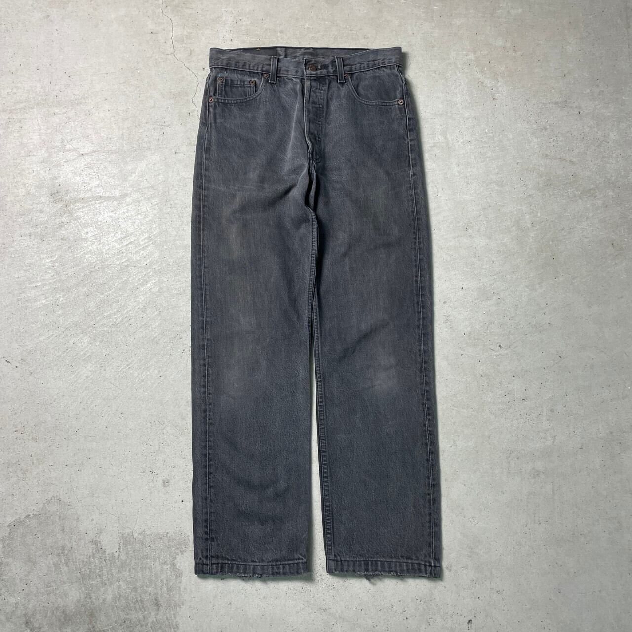 90s USA Levi's 501 ブラック(後染め) W30 90年代W30ブラック後染め