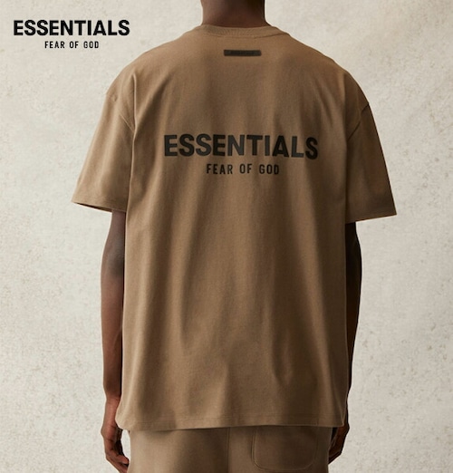 エッセンシャルズ Tシャツ 半袖 フィアオブゴッド エッセンシャルズ バックロゴ ショートスリーブ Tシャツ FOG ESSENTIALS BACK LOGO SS TEE TAUPE