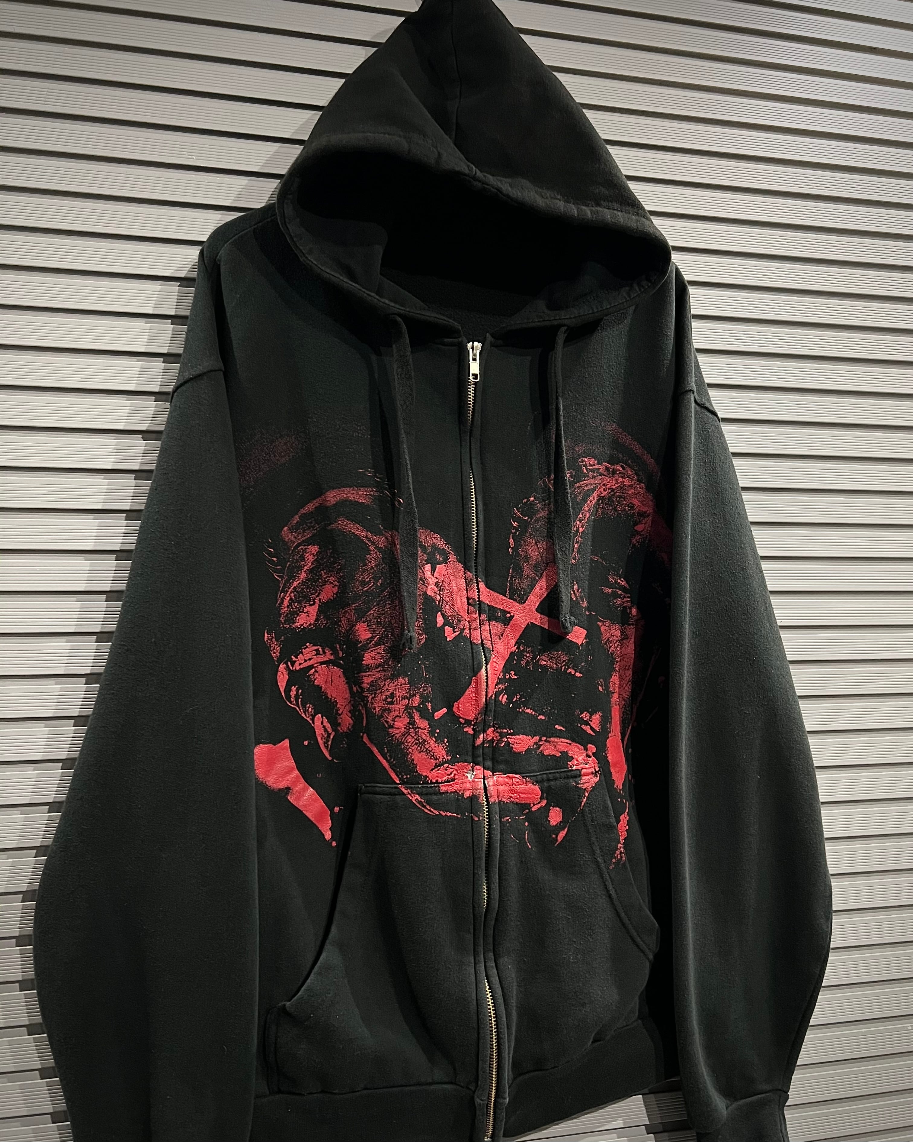 X VINTAGE】“Ozzy Osbourne” Special Graphic Zip Up Hoodie | Caka