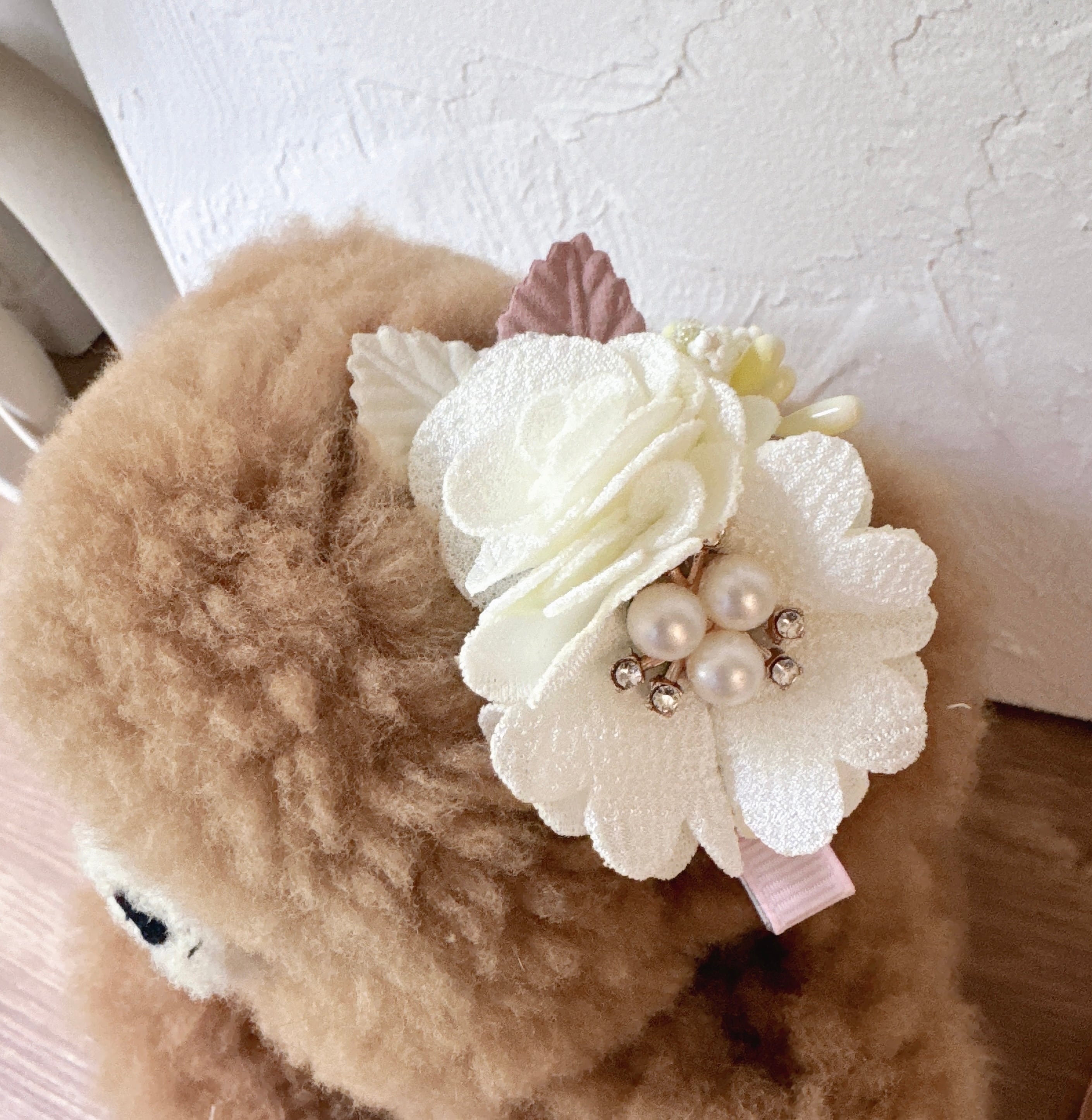 お着物パッチン ホワイト系