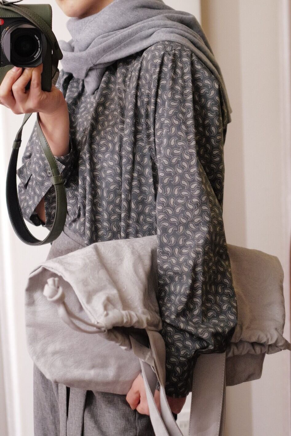 tote bag grey