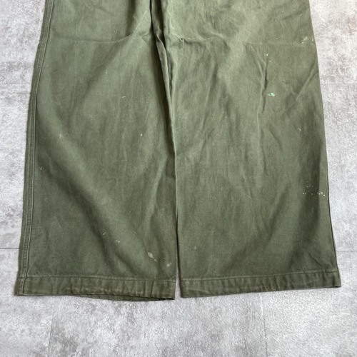 70s フランス軍 実物 AIR FORCE メカニックパンツ 詳細写真14
