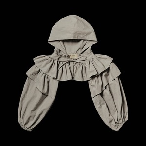 Hood holder blouse/grey