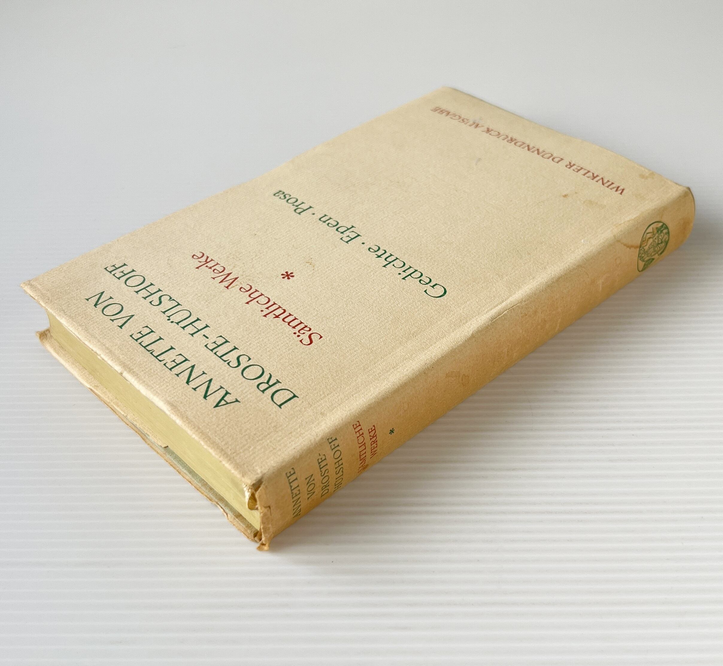 Samtliche Werke 1: Gedichte - Epen - Prosa / Annette von Droste-Huelshoff / Winkler Verlag