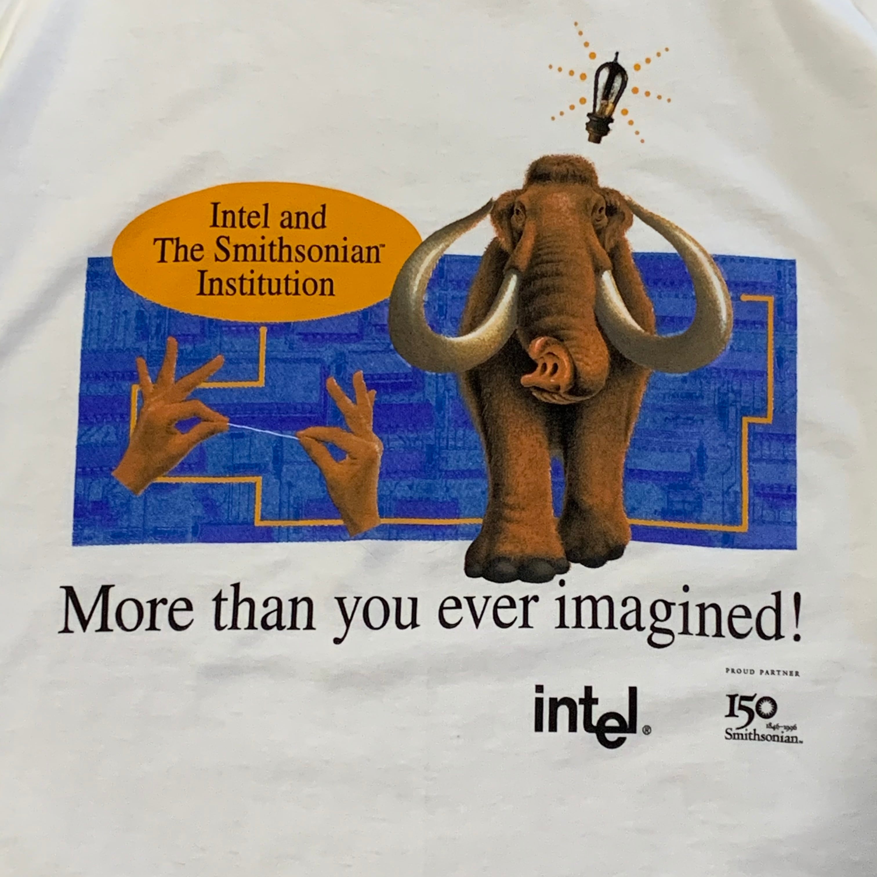 dead stock!!90s INTEL T-shirt | What