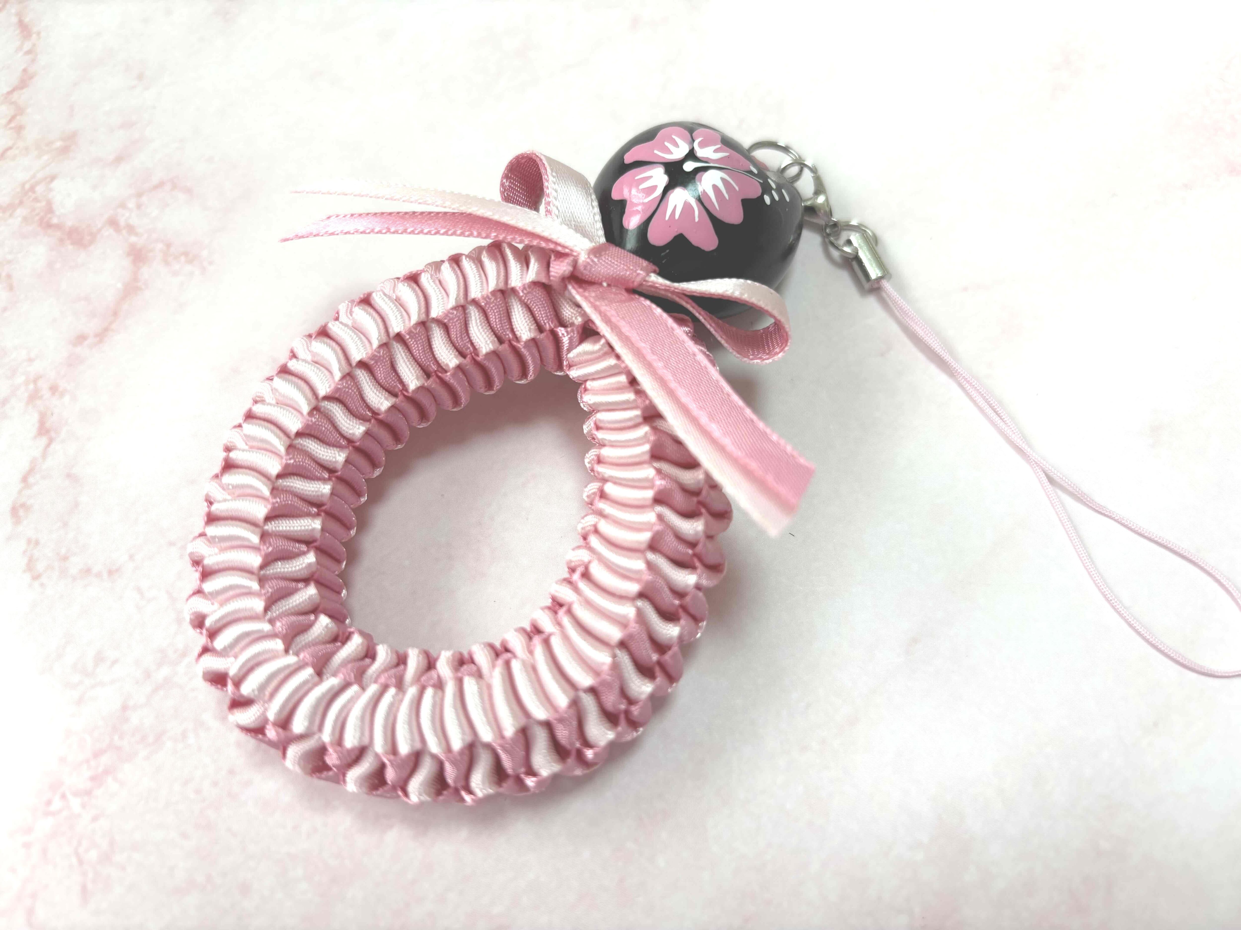 スクエアクロスノットストラップ キット♪ハワイアンリボンレイ