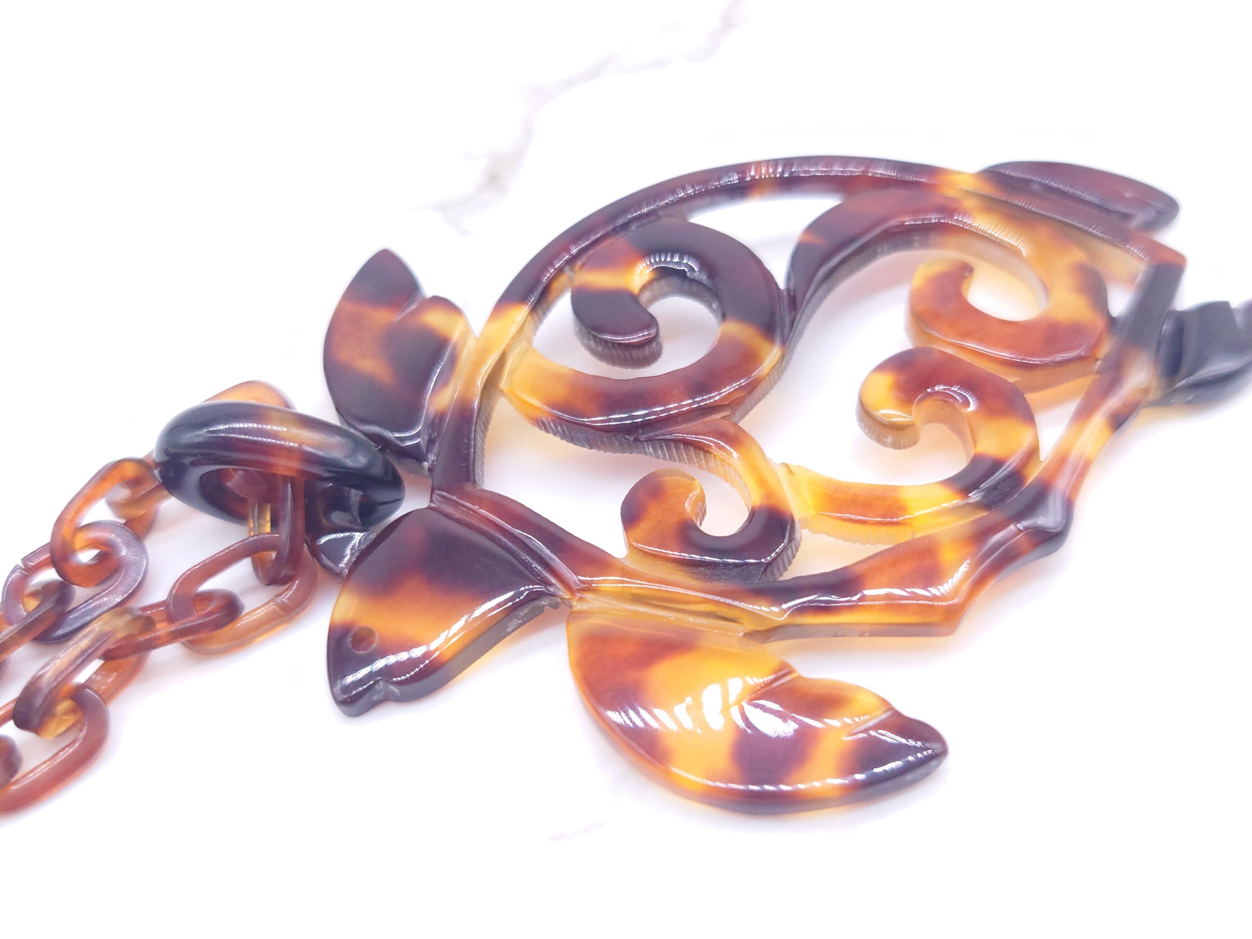 べっ甲 ペンダント （pe-219） | べっ甲アクセサリー「なにわべっ甲