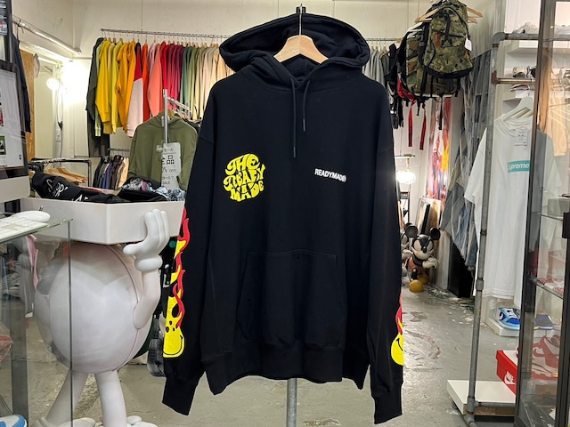 READY MADE SMILE HOODIE RE-CO-BK-00-00-106 BLACK LARGE 75785