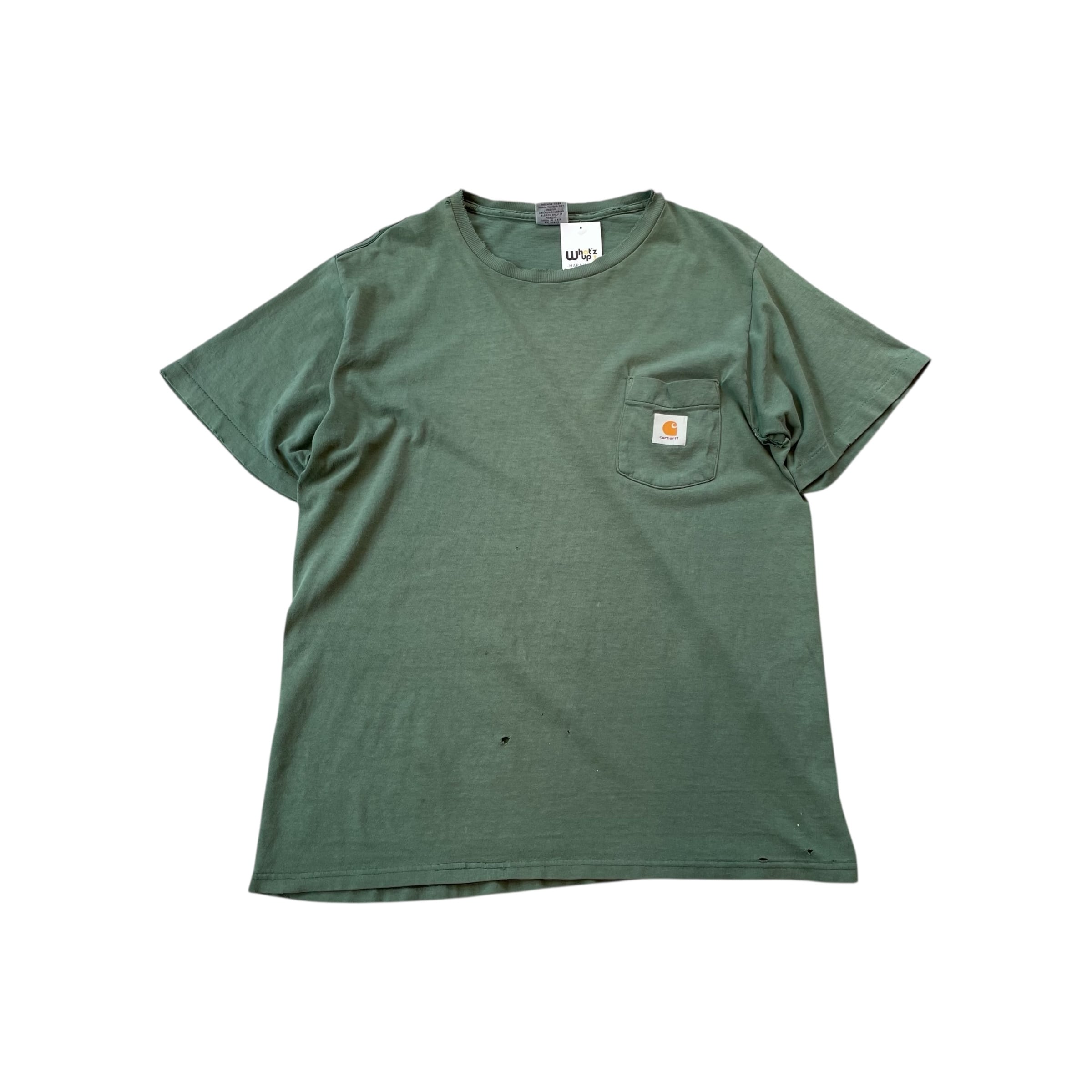 1990s Carhartt print logo pocket T-shirt