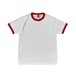 "new" GILDAN 5.3oz premium cotton ringer T-shirt(red)