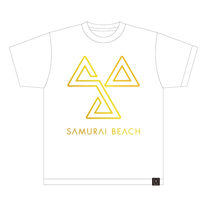 メンズ　オーバーサイズプリントTシャツ　サムライ・ブラック・XL