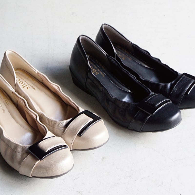 shoel シュール バックルレザーパンプス 5791 | CLAIR-U Official