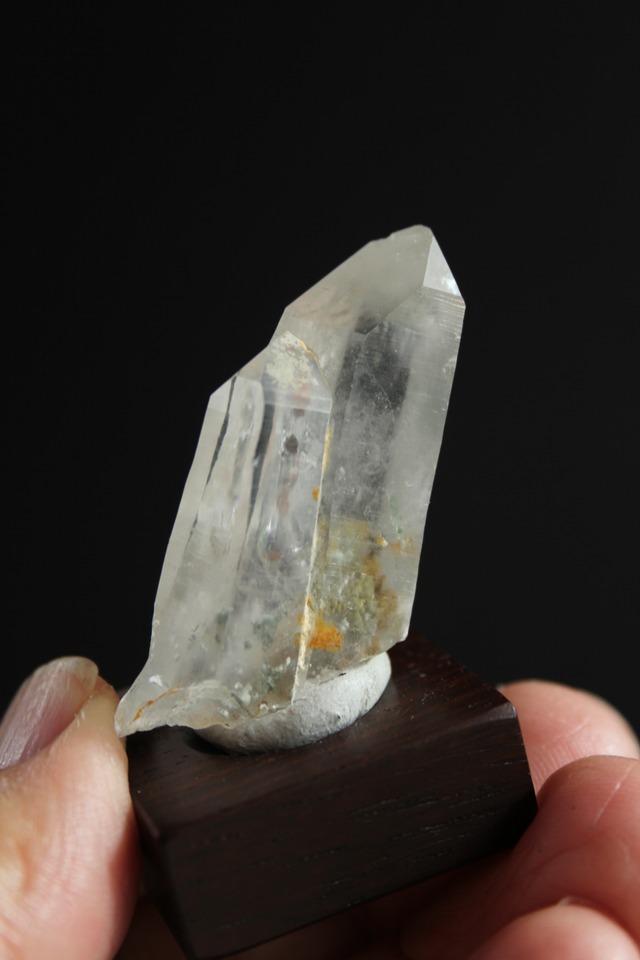 【342001】大分クリスタルまりも ローズウッドベース小