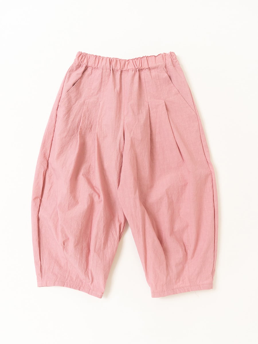 24SS】mimi poupons(ミミプポン) ツータックパンツ pink(2y/4y/6y