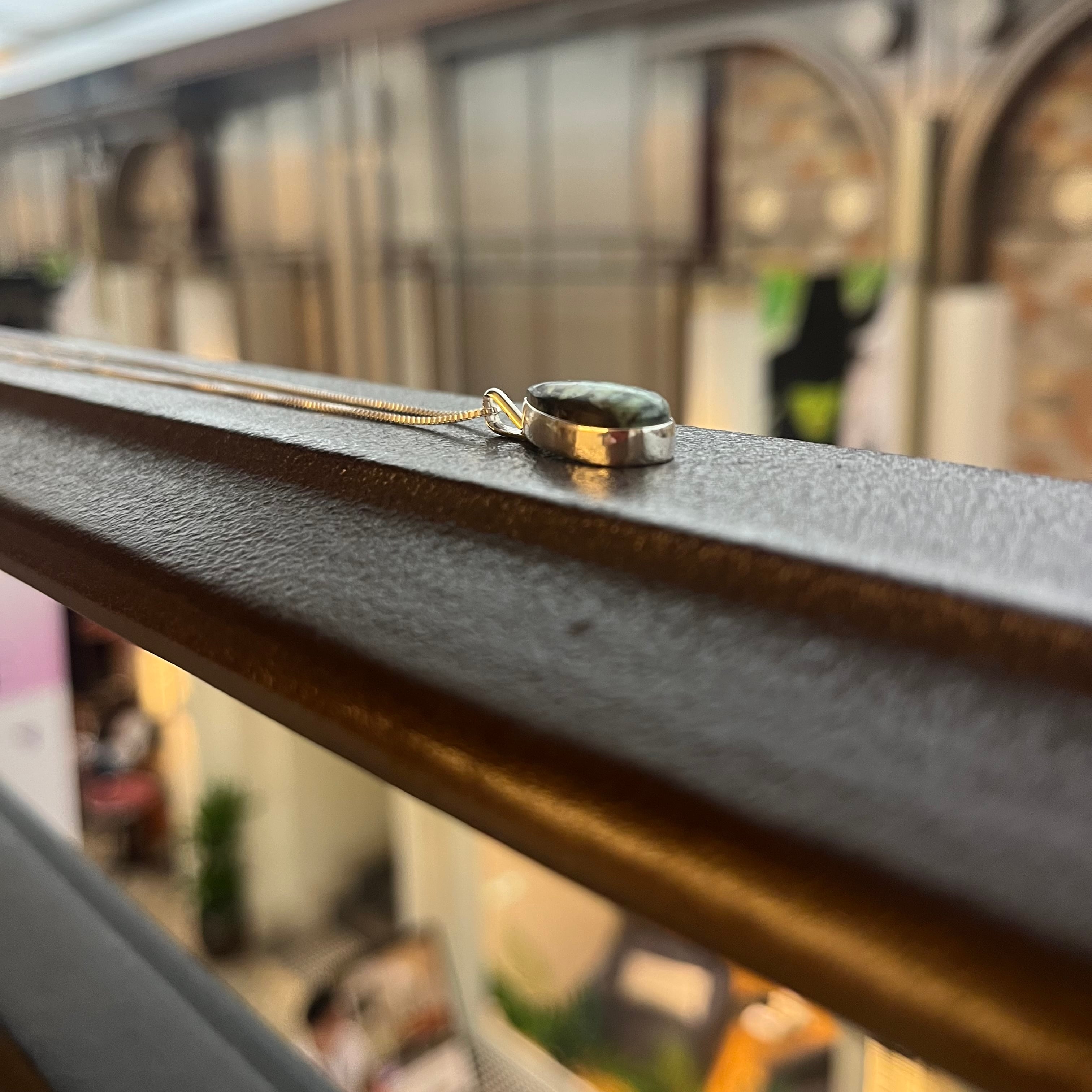 ターコイズネックレス ドロップネックレス シルバーネックレス