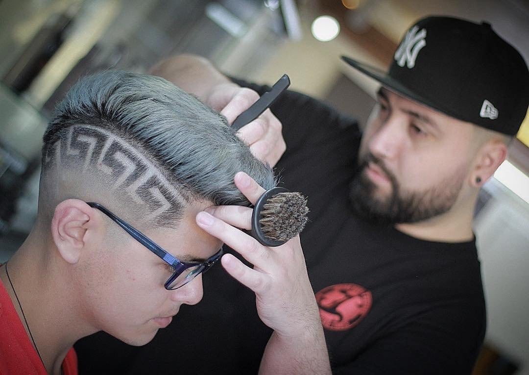 ナックルフェードブラシ やわらかめ | 理容美容バーバー用品の通販