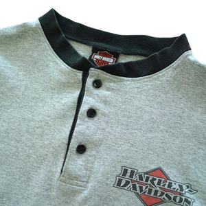 00s Harley-Davidson ヘンリーTシャツ
