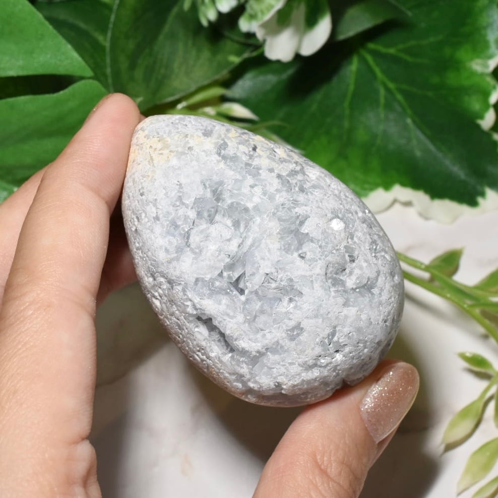 セレスタイト エッグシェイプ マダガスカル産 CTG04 | EBIA Crystal