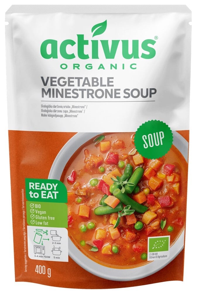 activus　オーガニックミネストローネ 400g