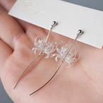曼殊沙華 －Gold & Silver－ | Spider Lily Earrings