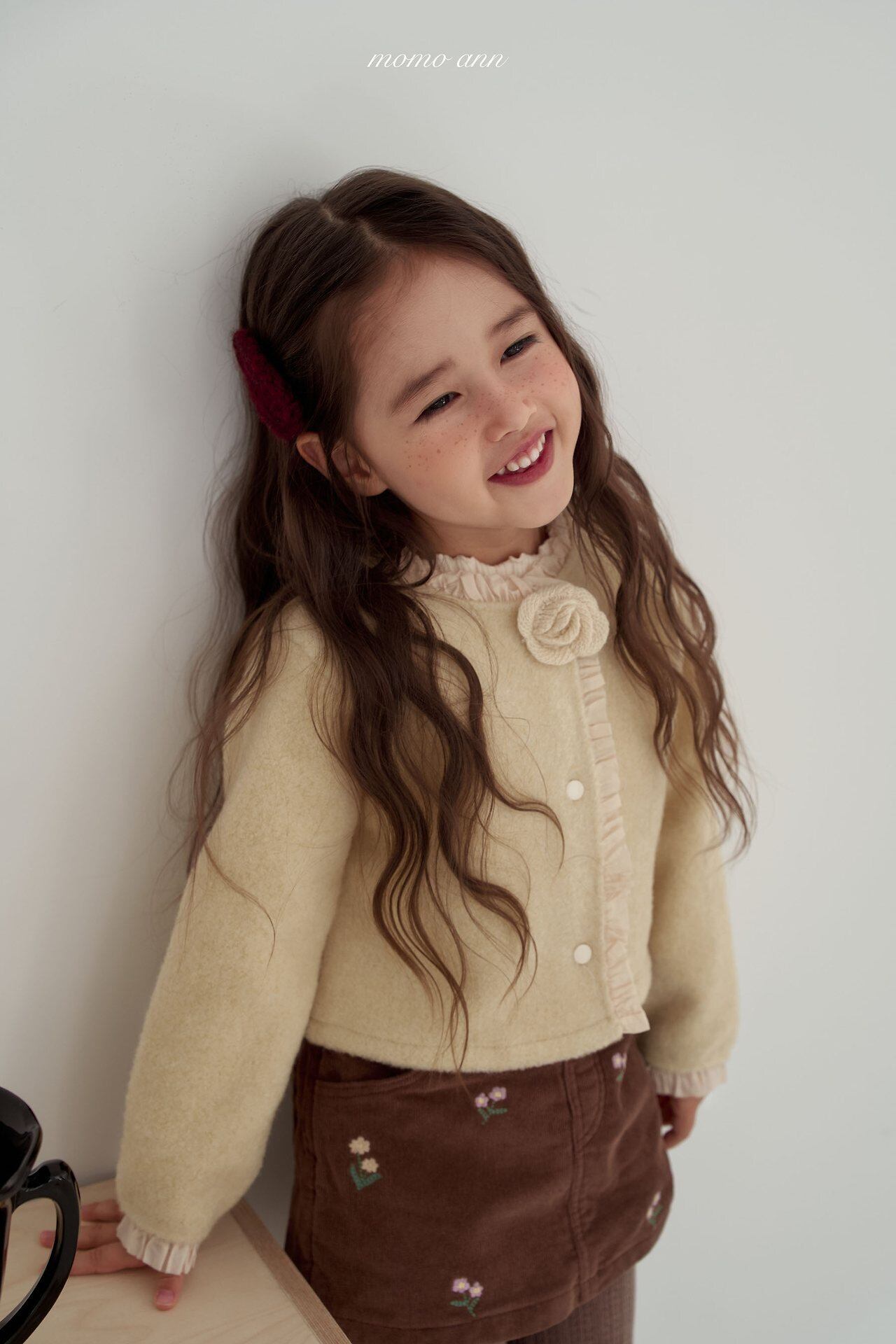 【予約】Corsage Cardigan / momo ann