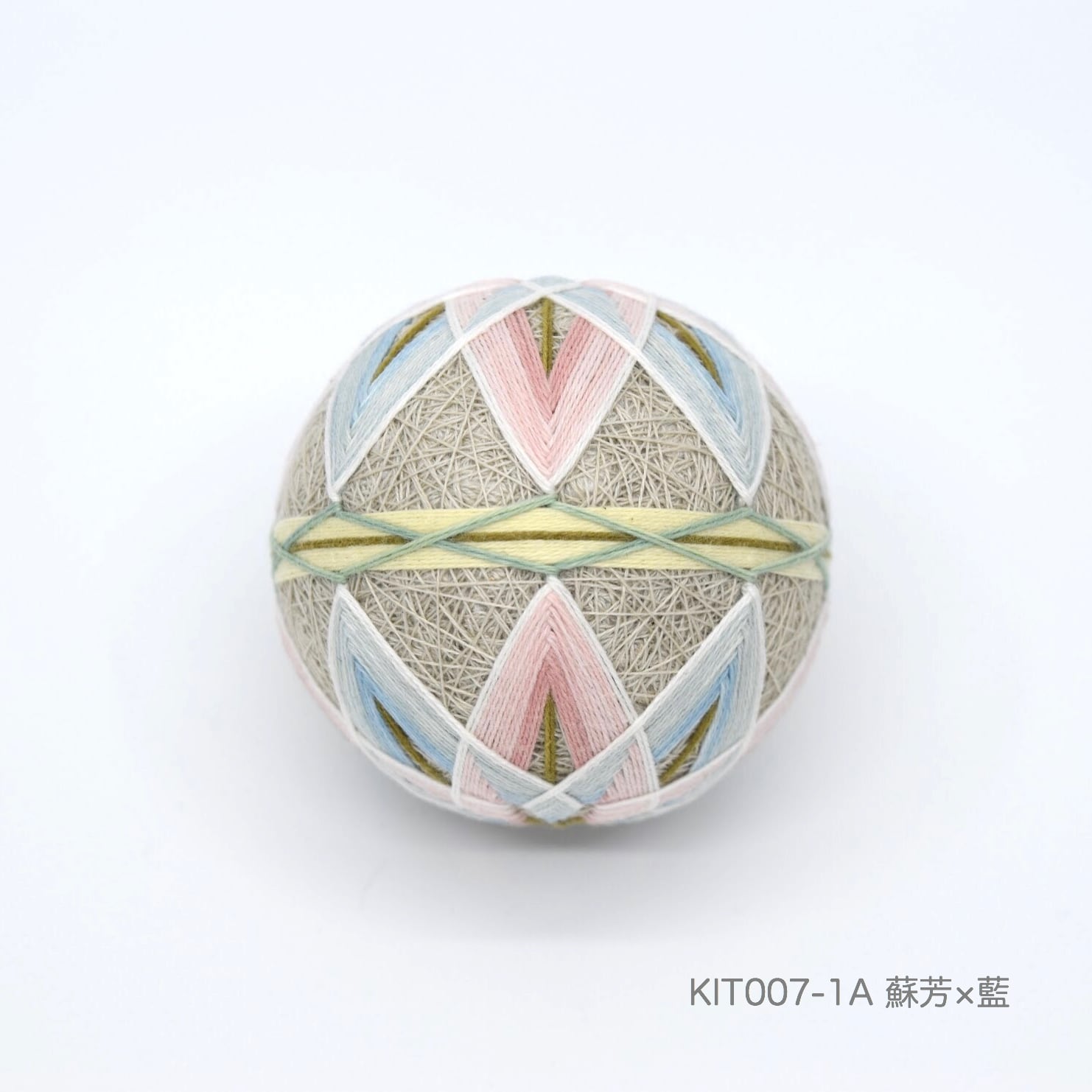 手まりキット「八重菊」（テキストあり）_KIT007-1 | 讃岐かがり手まり