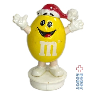 M&M's 1988 サンタハットピーナッツイエロー ARMS OUT クリスマスオーナメント