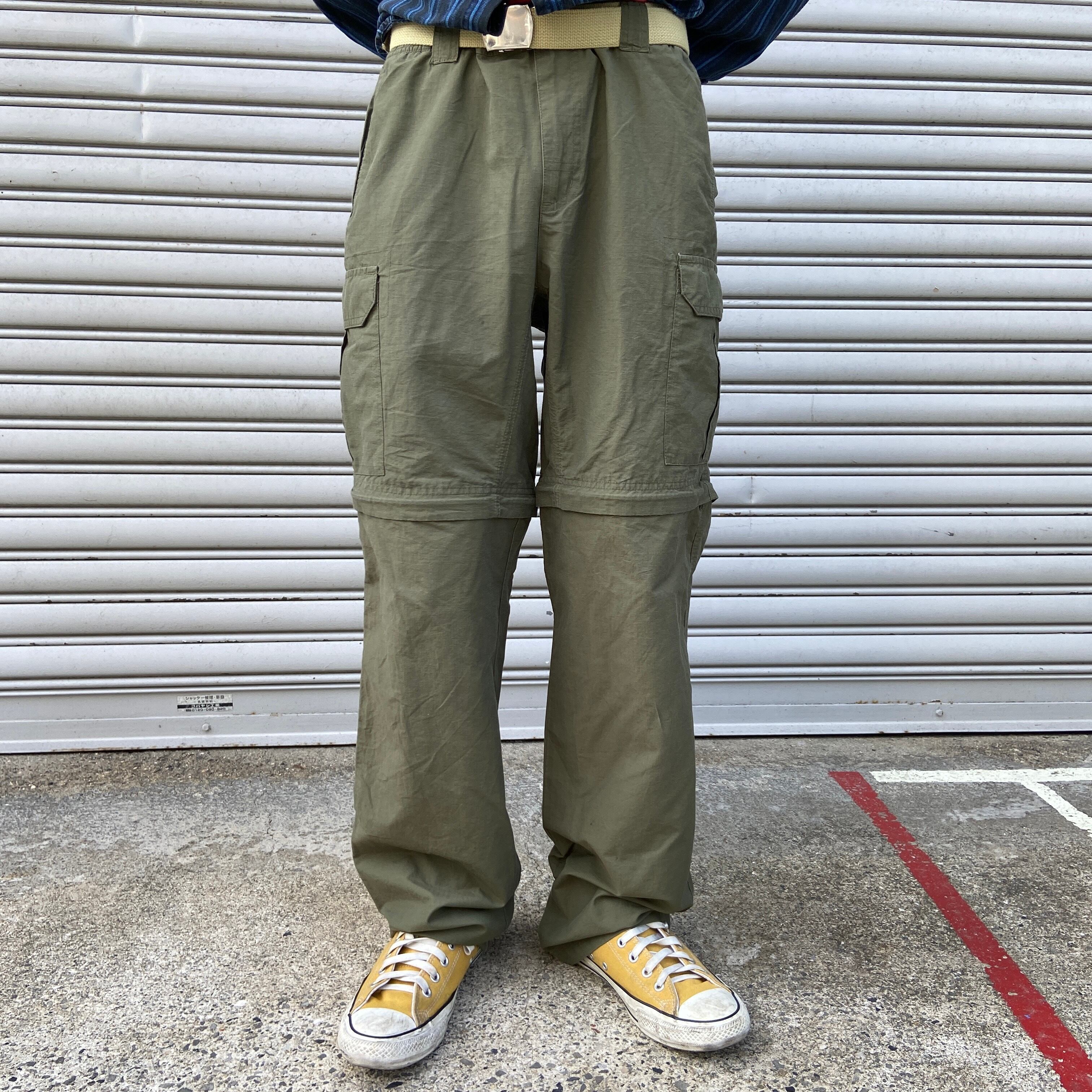 ビッグシルエットに！Columbia 2way ナイロンカーゴパンツ