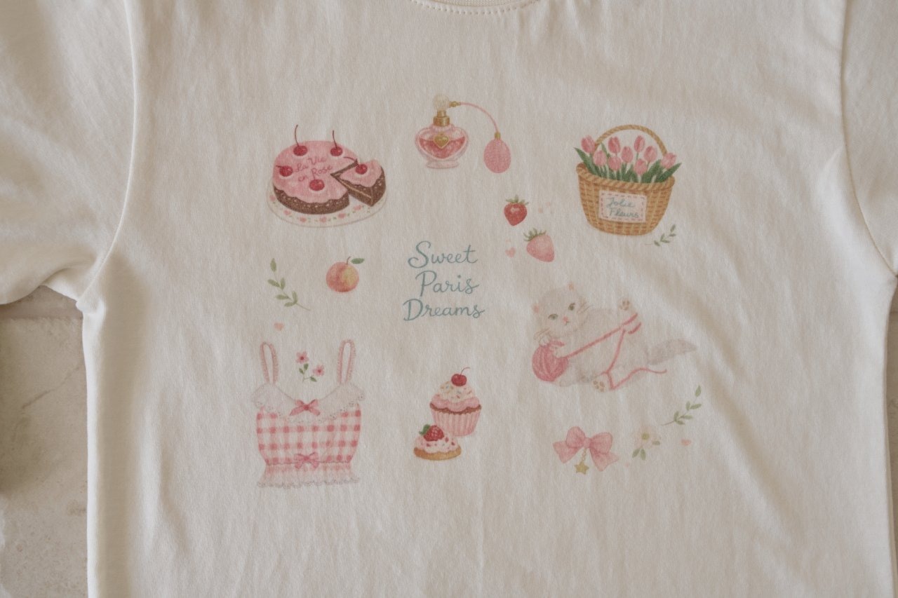 [MOMOANN] Picnic T-shirt / [모모앤] 피크닉티