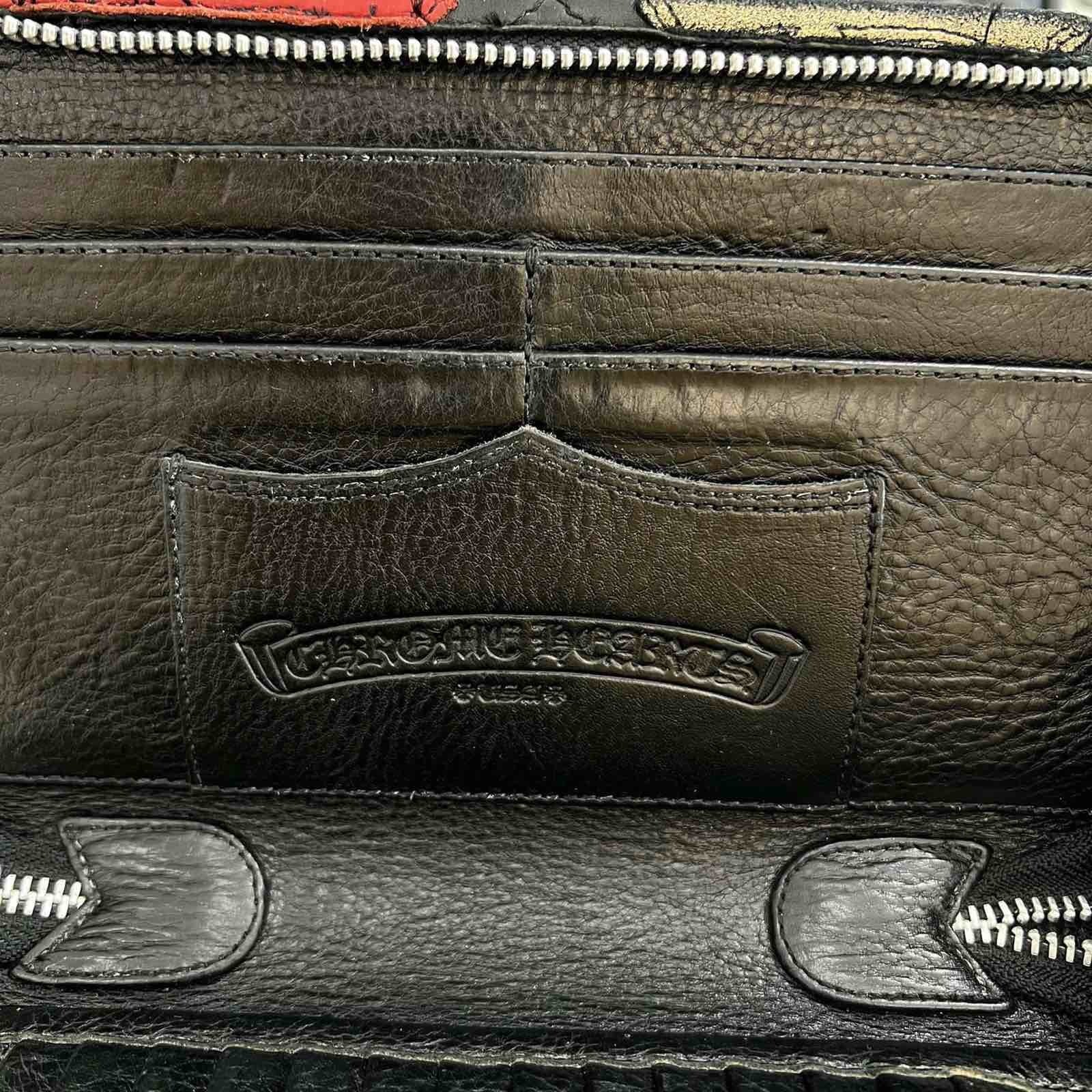 CHROME HEARTS クロムハーツ クロスパッチ ラウンドジップ