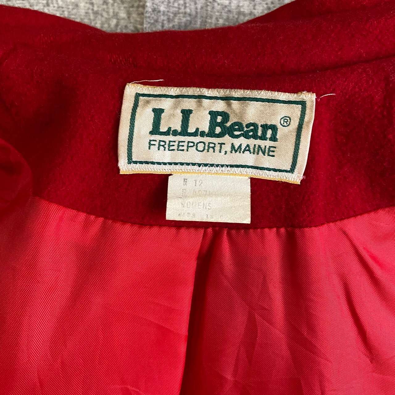 80年代 90年代 L.L.Bean エルエルビーン ウール ピーコート Pコート
