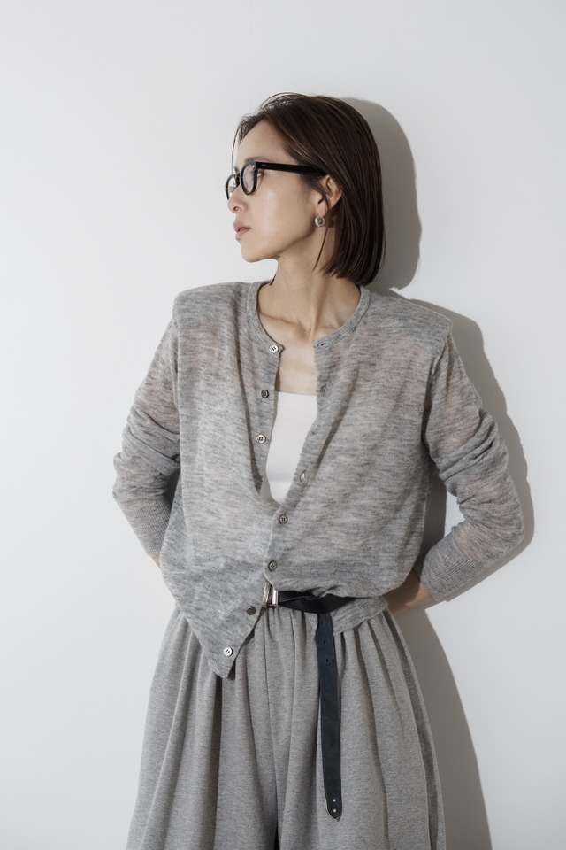 cache-coeur sheer cardigan(gray)ご注文から1週間前後で発送