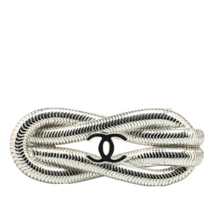 シャネル ココマーク ヴィンテージ ブローチ 97P ロープモチーフ シルバー メタル レディース CHANEL 【中古】