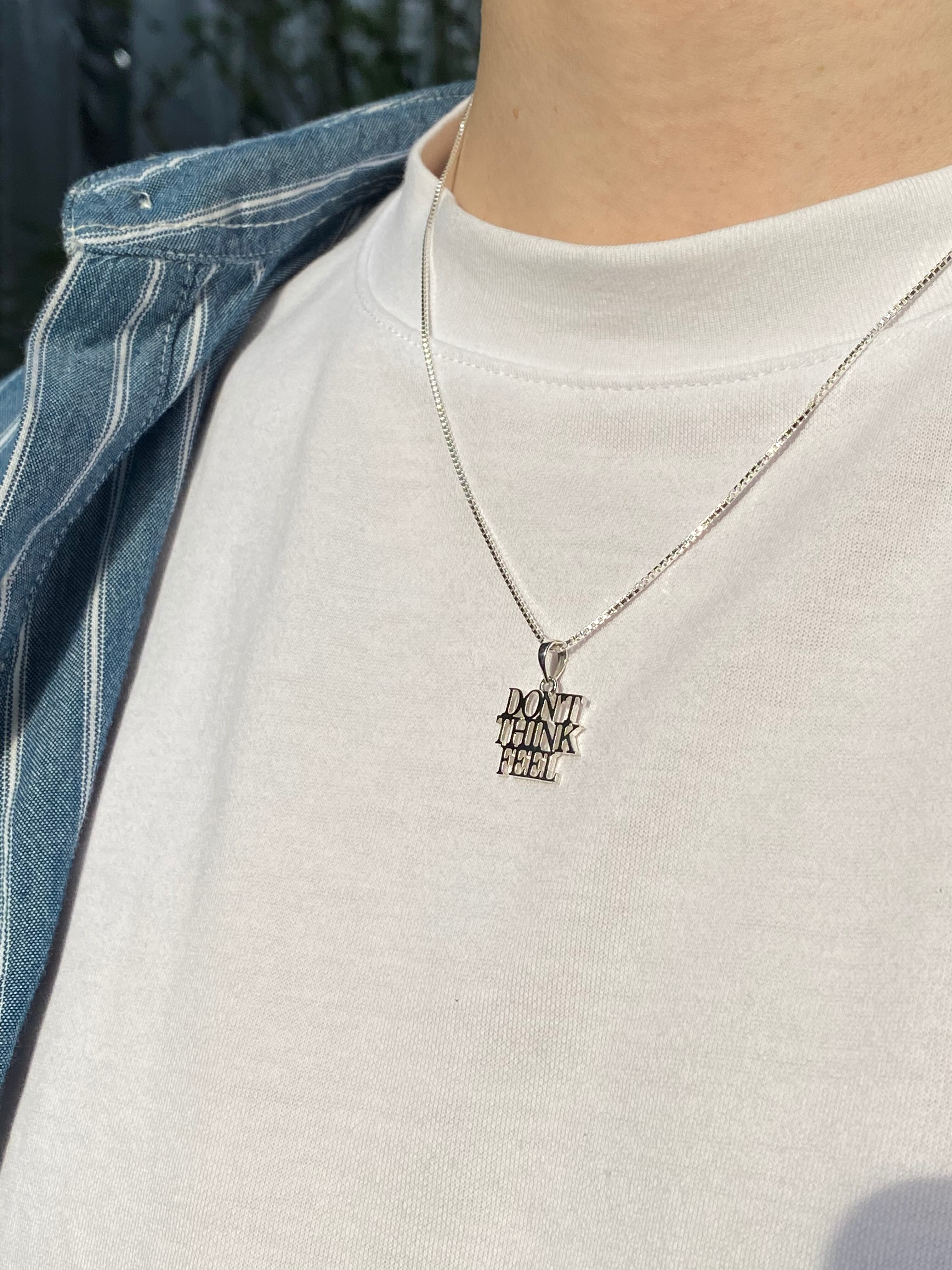 DON'T THINK FEEL Necklace / Silver925 シルバーネックレス/ IN-PUT