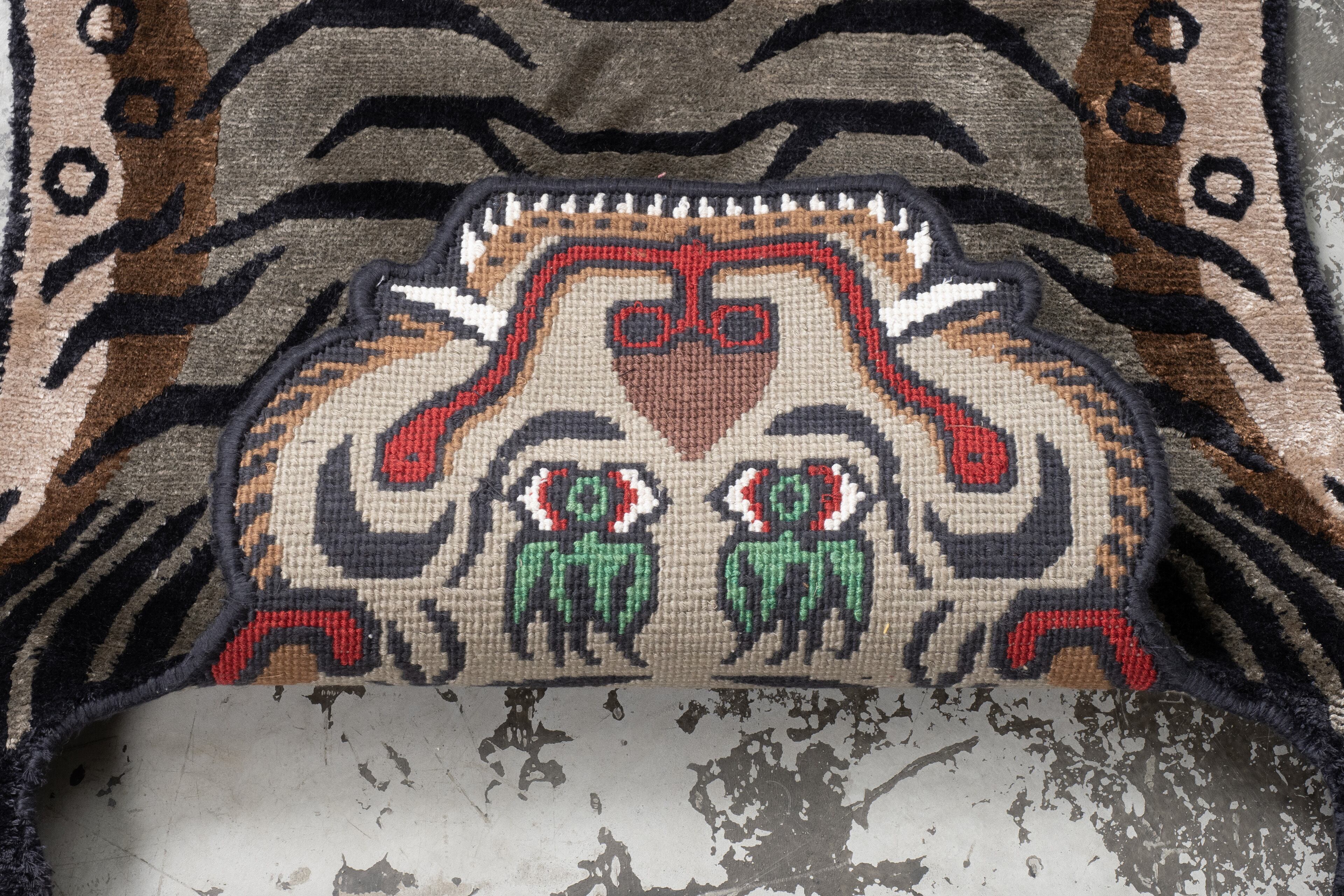 Tibetan Tiger Rug 《Sサイズ•シルク055》チベタンタイガーラグ