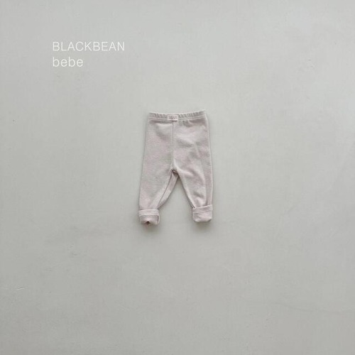 [即納bebeM]≪black bean≫ Blooming leggings beige (bebe)
