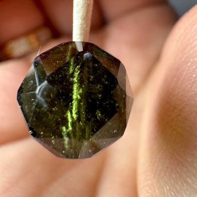 no.16 モルダバイトスターカット 約11.3mm