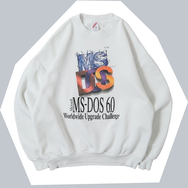 ~00s Microsoft MS-DOS 6.0 Promo Sweatshirt