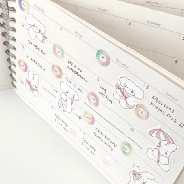 PUMPNPULI〔daily sticker 2種類〕