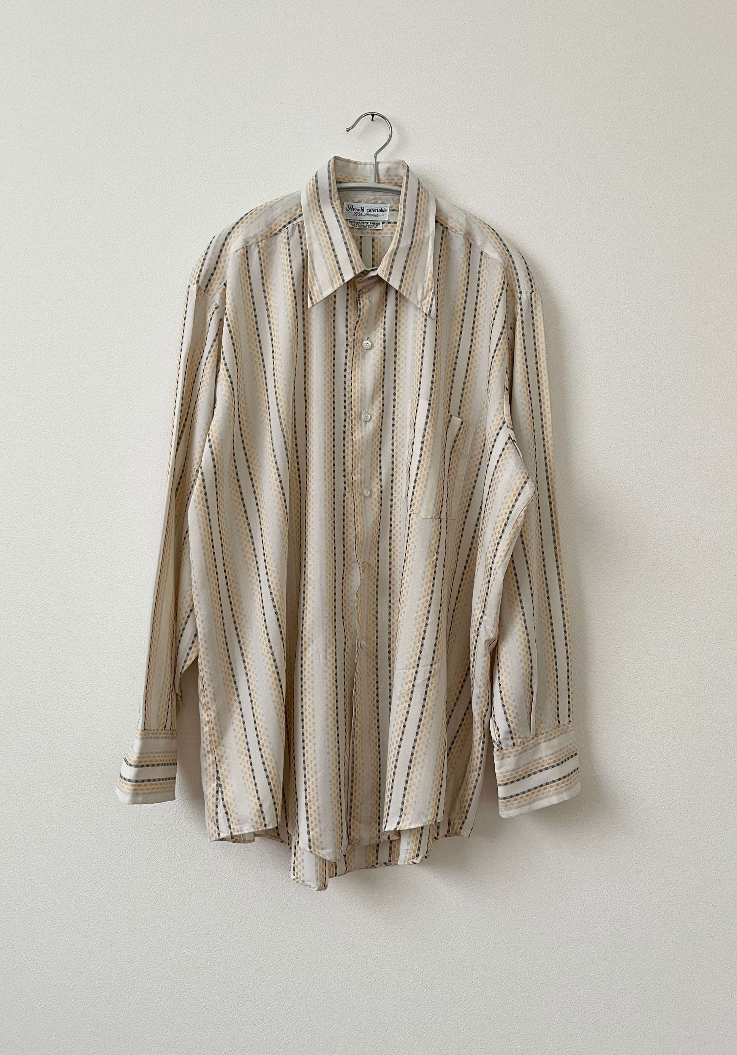 古着　レトロシャツ　イエロー