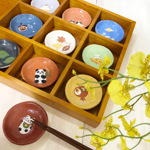 ＜楽入窯＞季節の豆皿　頒布会