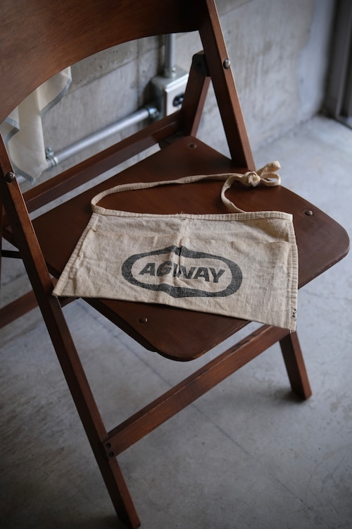 OK／vintage garcon apron "AGWAY"