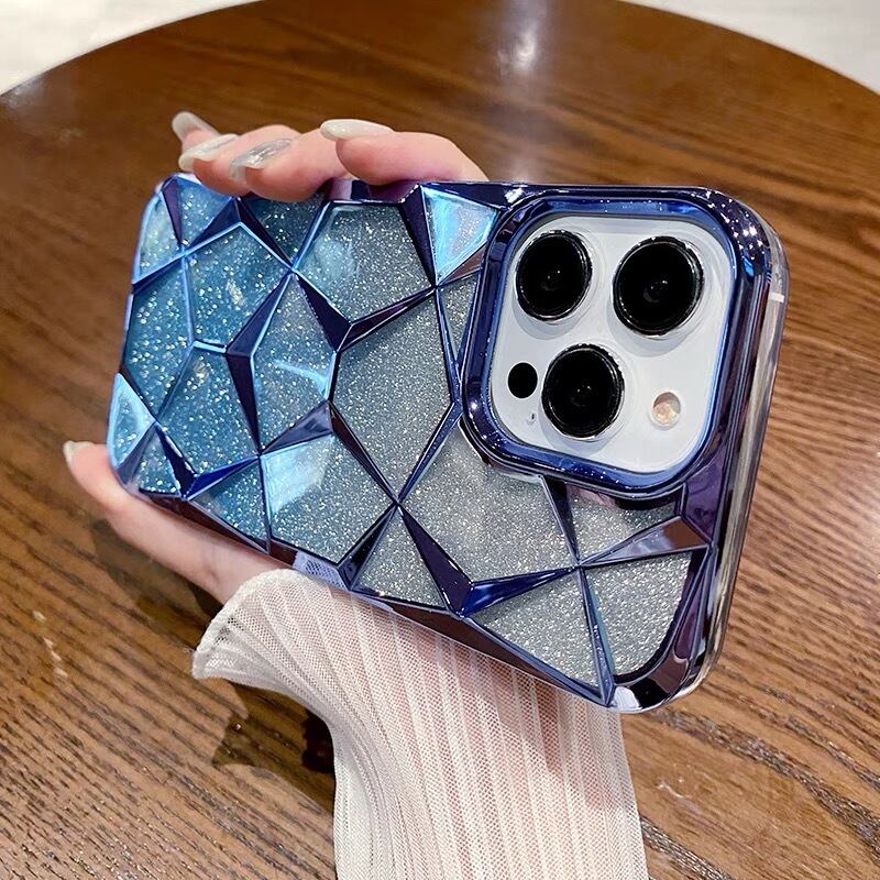 全六色】iPhone15 Pro Maxケース キラキラ 2Wayデザイン シート