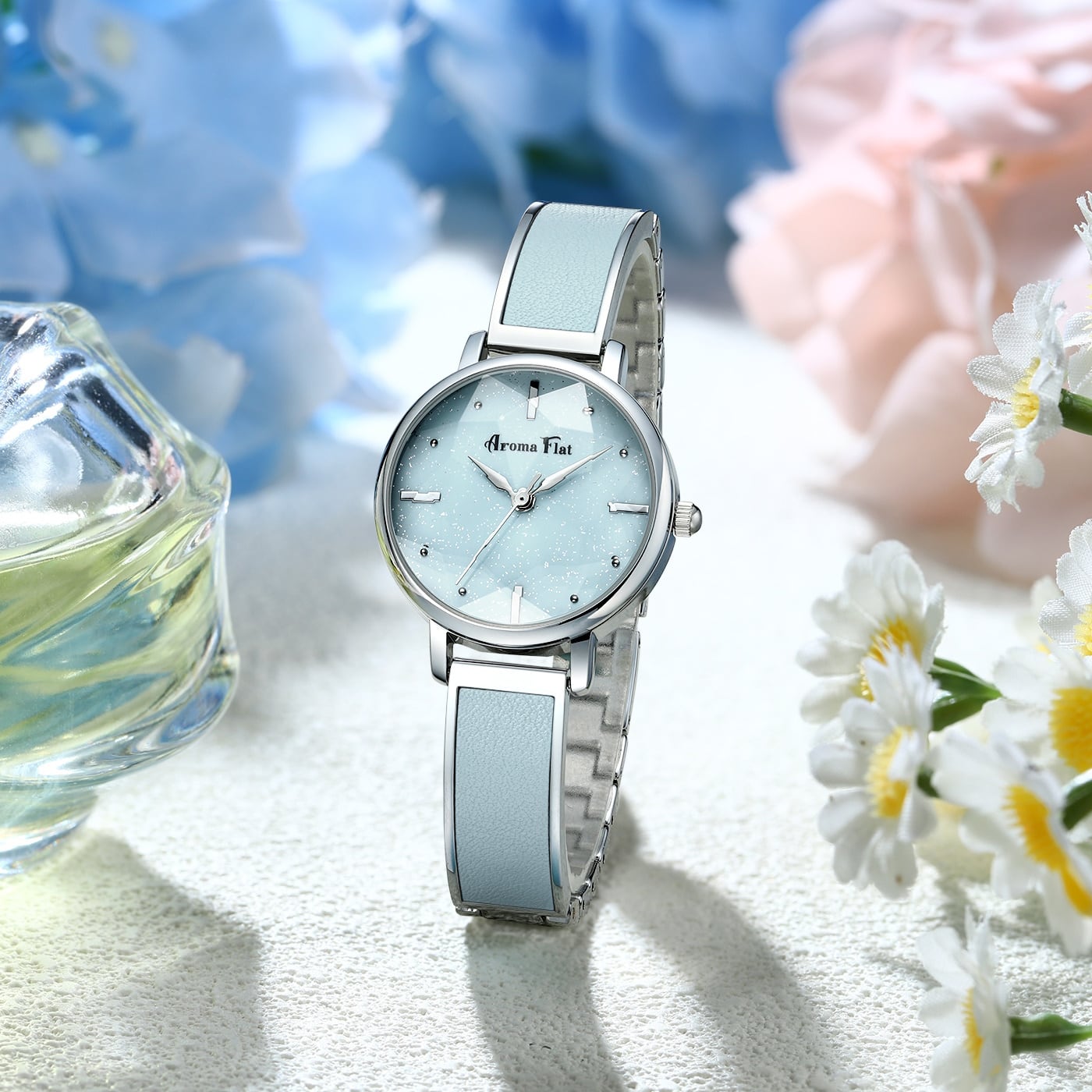 AromaFlat AF-Z1033 Scooping Star(Ash Blue) 腕時計 レディース