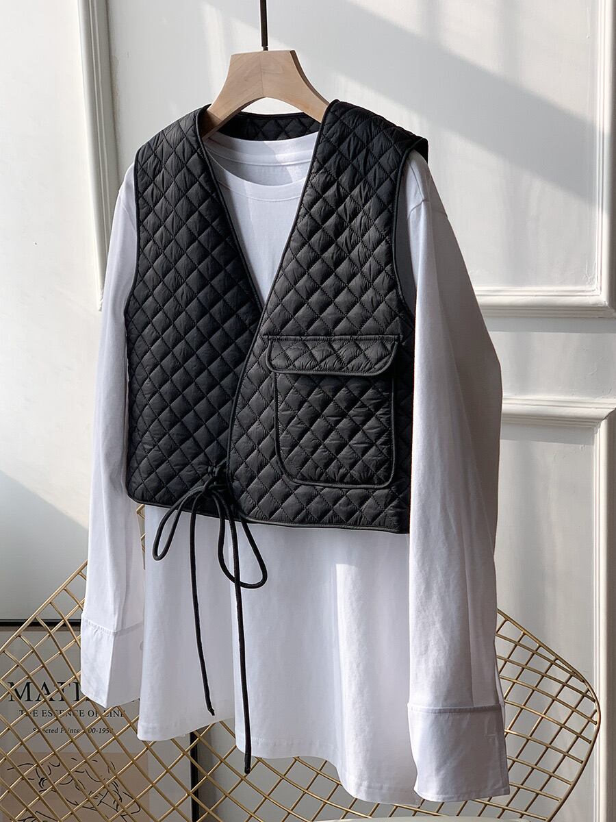 ショート丈キルティングベスト | joroir ショート丈キルティングベスト | joroir