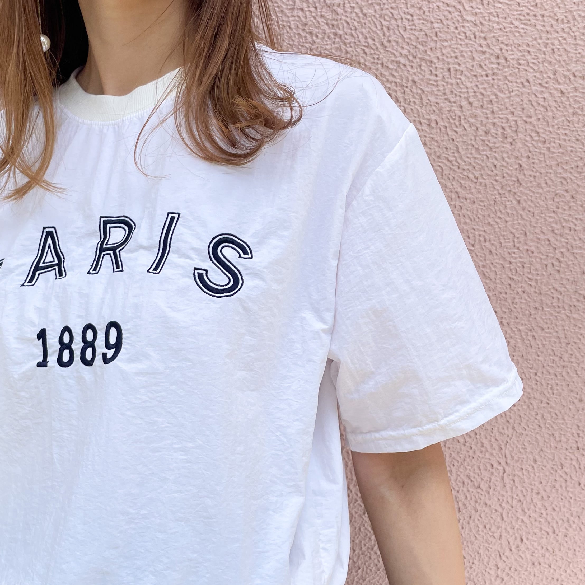 レディース paris ロゴtシャツ レディース 新品未使用 AMI PARIS