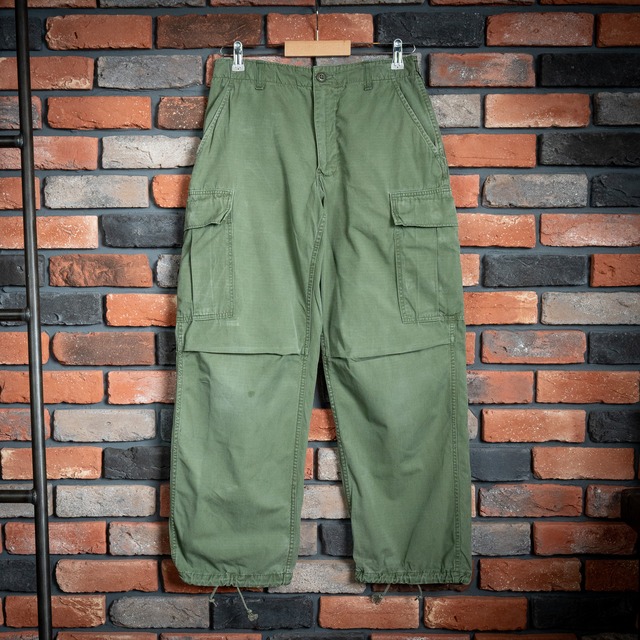 【S-R】U.S.Army 60's Jungle Fatigue Pants 4th OG-107  "Used" 実物 アメリカ軍 ジャングルファティーグパンツ リップストップ オリーブ OD No.28