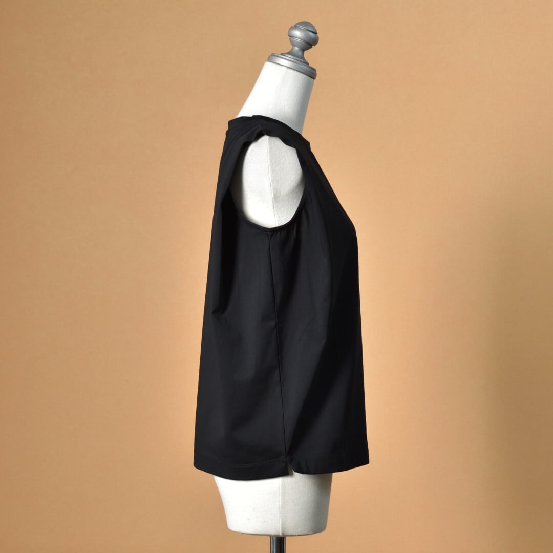 IKITSUKE イキツケ Tシャツブラウス・ブラック【送料無料】