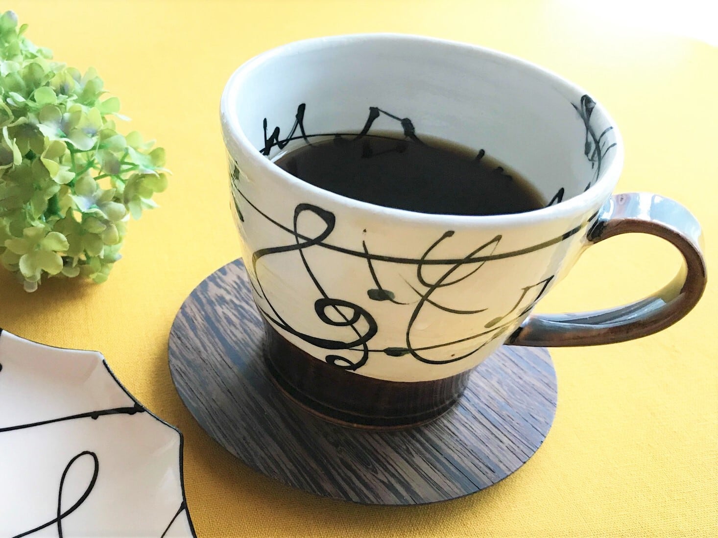 メロディー飴色マグカップ